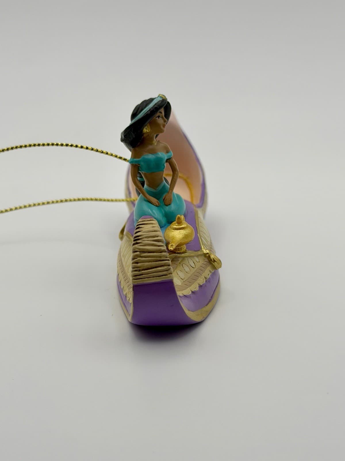 Bradford Exchange Disney Princess Jasmine Once Upon A Slipper Shoe Ornament WT - Thumbnail 2
