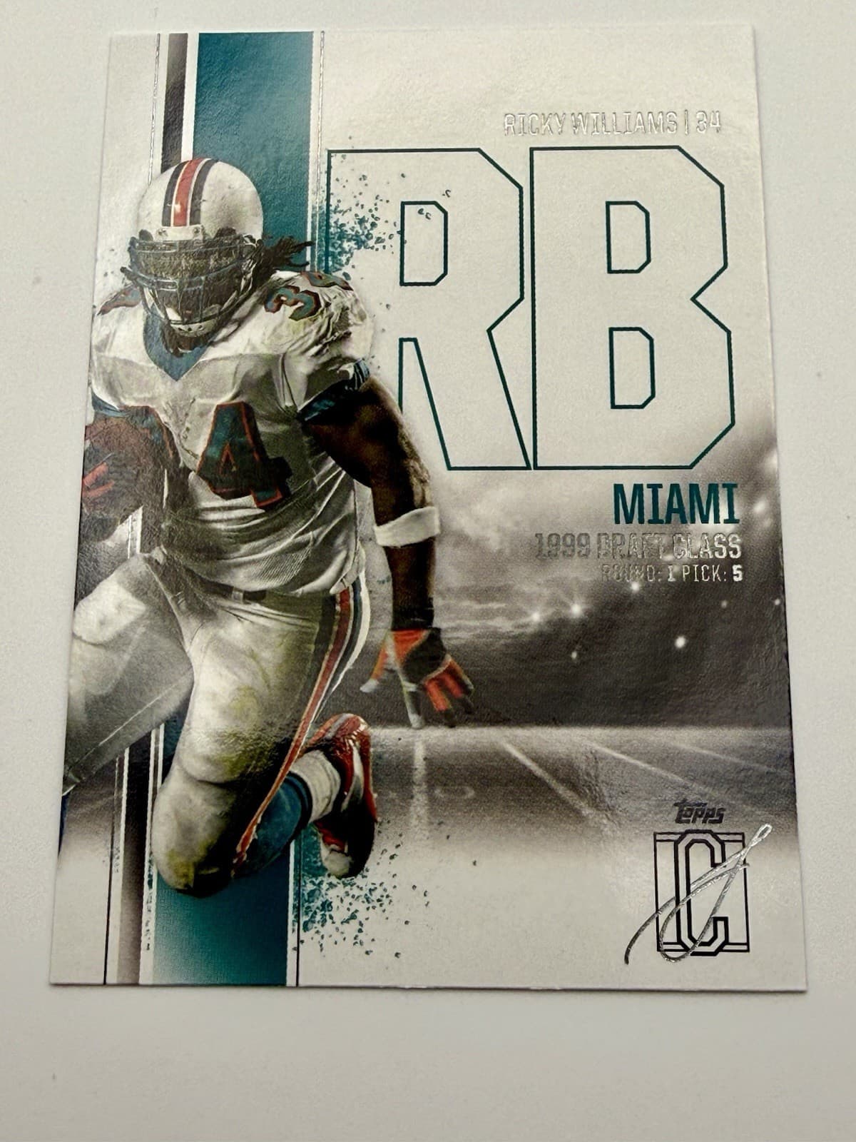 2024 Topps Signature Class Ricky Williams #29 1999 Draft Class - Thumbnail 3