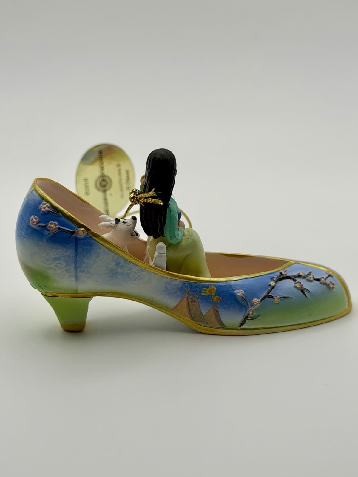 Bradford Exchange Disney Mulan Once Upon A Slipper Shoe Ornament WT - Thumbnail 3