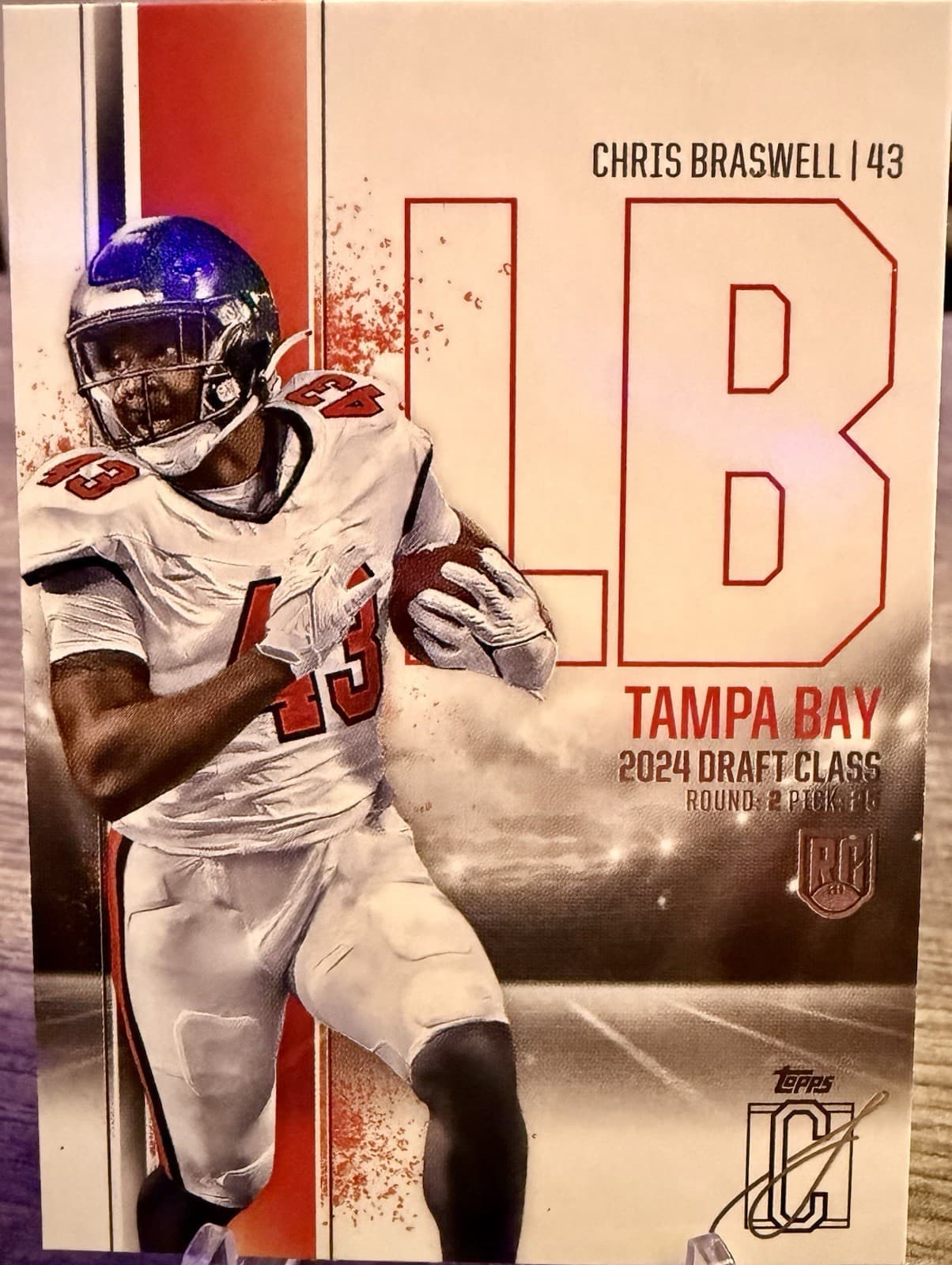 2024 Topps Signature Class - Rookies Chris Braswell #182 (RC) Draft Class - Thumbnail 4