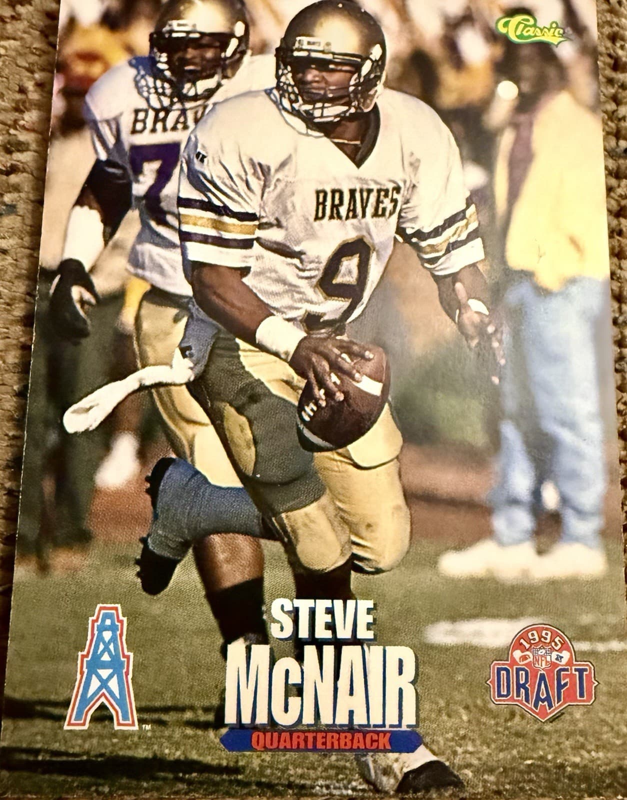 1995 Classic NFL Draft - Steve McNair #3 (RC) - Thumbnail 5