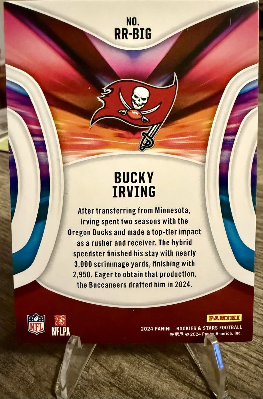 2024 Panini Rookies & Stars - Rookie Rush Bucky Irving #RR-BIG (RC) - Thumbnail 5