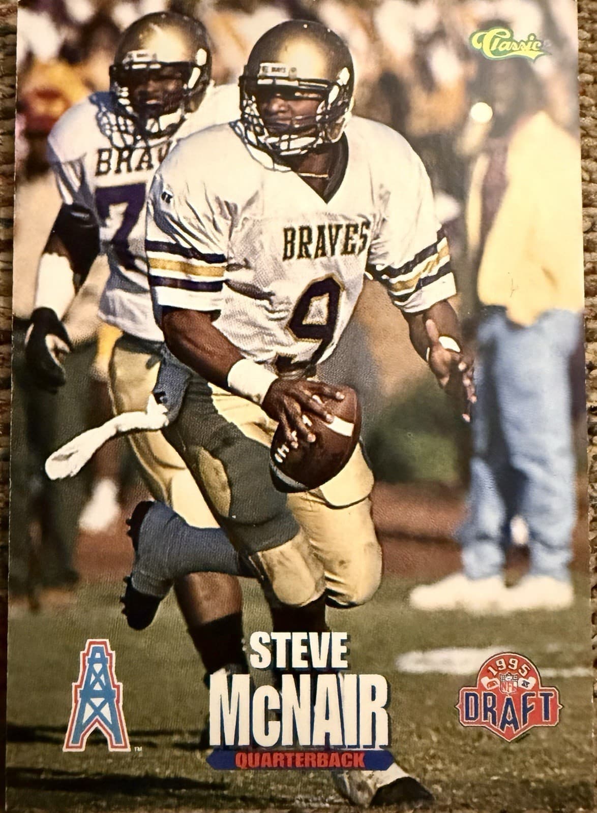 1995 Classic NFL Draft - Steve McNair #3 (RC) - Thumbnail 7