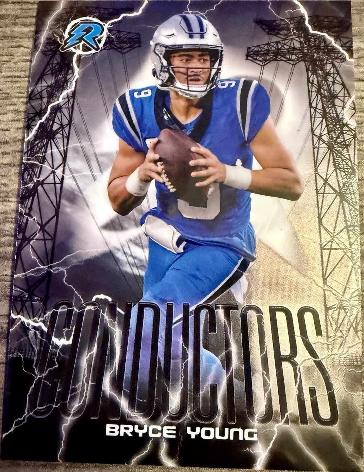 2024 Topps Resurgence - Conductors Bryce Young #C-4 Refractor - Thumbnail 3