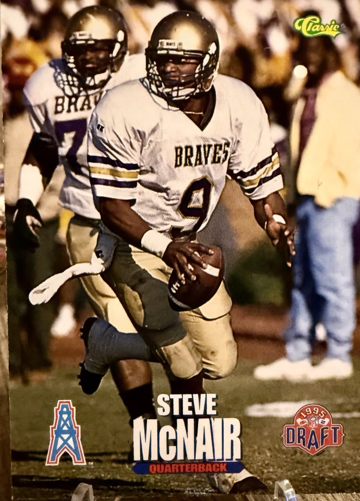 1995 Classic NFL Draft - Steve McNair #3 (RC) - Thumbnail 3