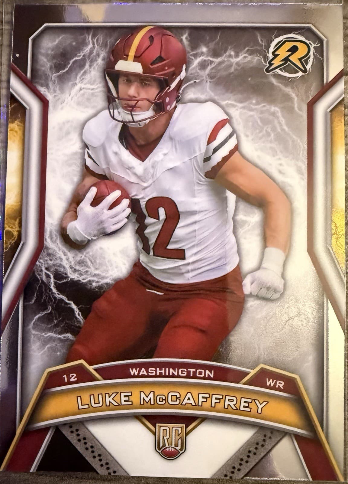2024 Topps Resurgence - Rookies Luke McCaffrey #197 Refractor (RC)
