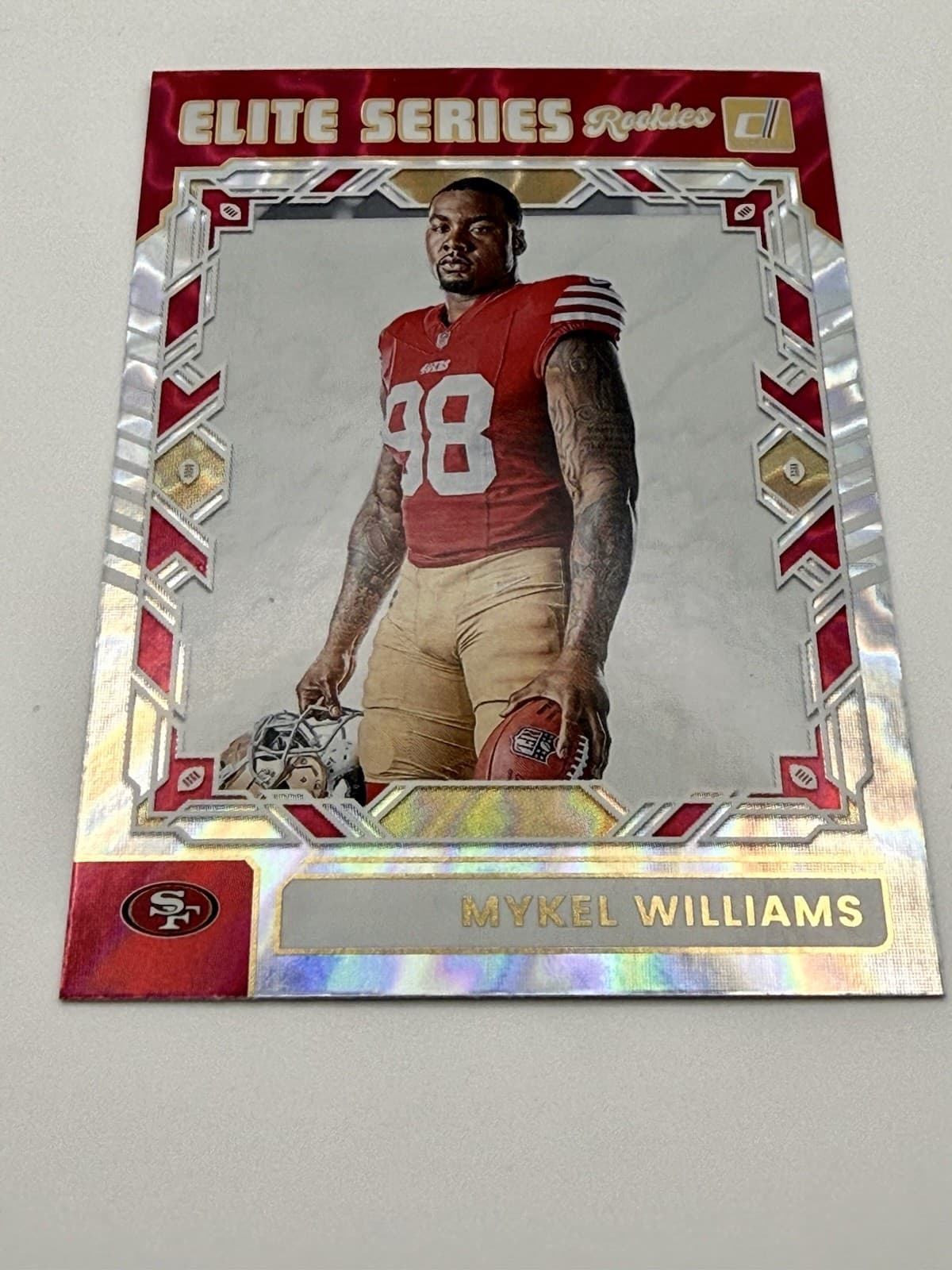 2025 Donruss Elite Series Rookies Mykel Williams RC San Francisco 49ers #ESR-MWS