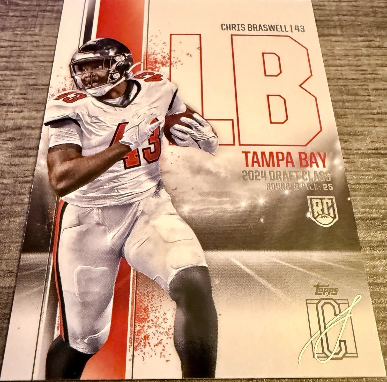 2024 Topps Signature Class - Rookies Chris Braswell #182 (RC) Draft Class - Thumbnail 3