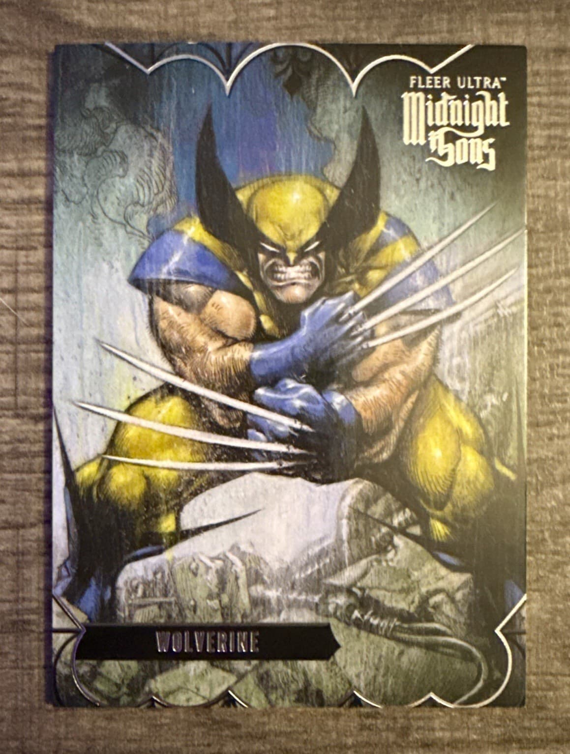 2023 Fleer Ultra Marvel Midnight Sons Silver Wolverine #96 - Thumbnail 3