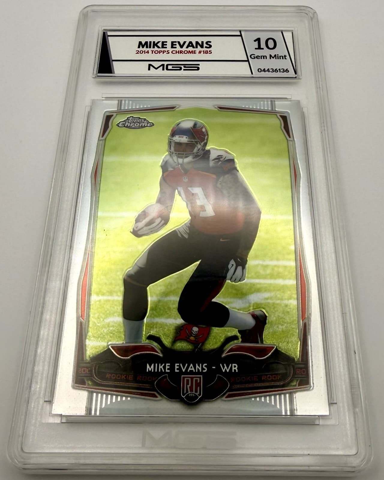 2014 Topps Chrome Mike Evans #185 RC ROOKIE MGS 10 GEM MINT - BUCCANEERS