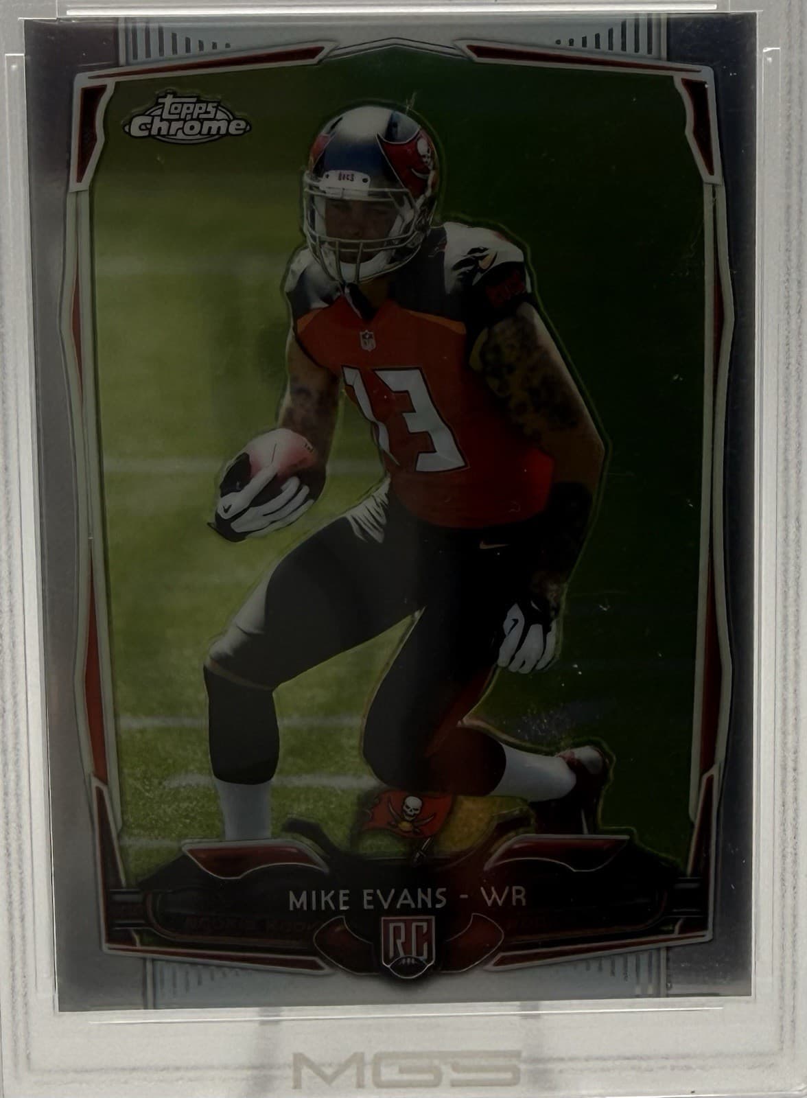2014 Topps Chrome Mike Evans #185 RC ROOKIE MGS 10 GEM MINT - BUCCANEERS - Thumbnail 10
