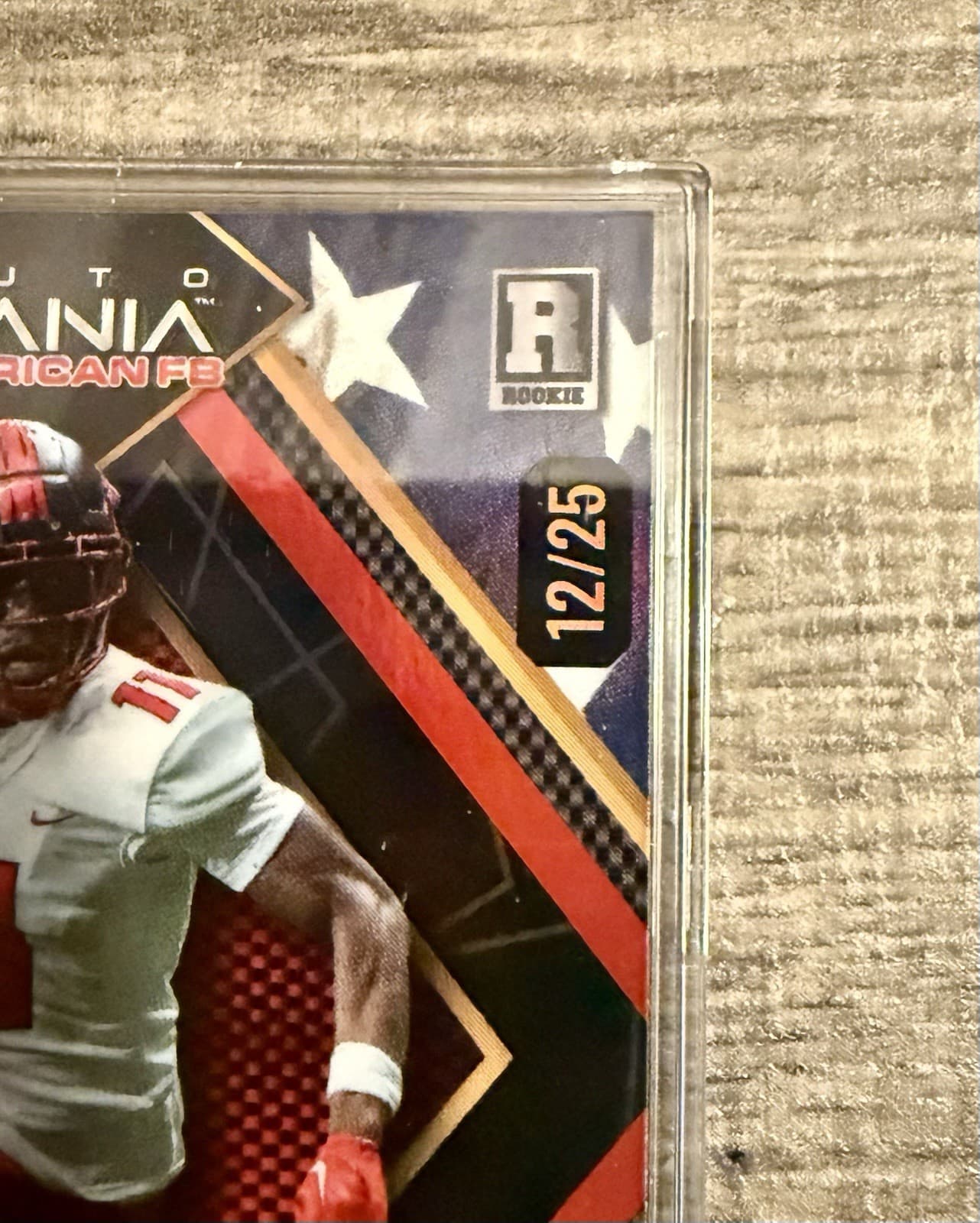 2024 Wild Card Auto Mania American Football Diamond Malachi Corley RC /25 - Thumbnail 3