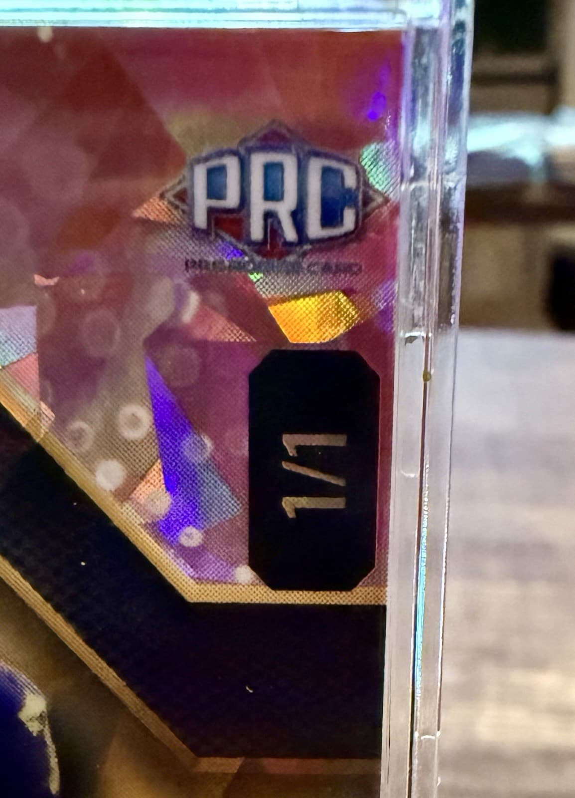 2024 Wild Card Auto Mania American Football Donovan Edwards PRC 1/1 Cracked Ice - Thumbnail 3