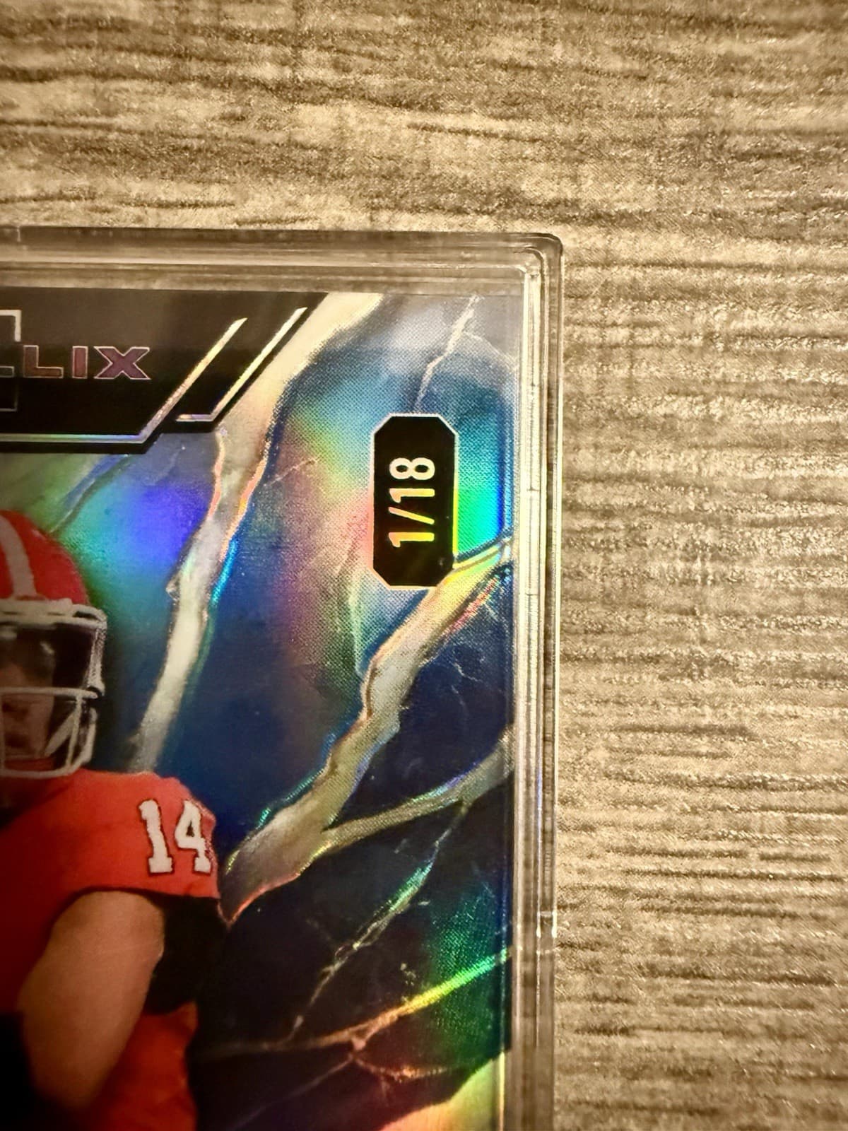 2025 Wild Card Metallix Gunner Stockton Blue Prism Marble 1/18 PRC RC #WMM-GS - Thumbnail 3