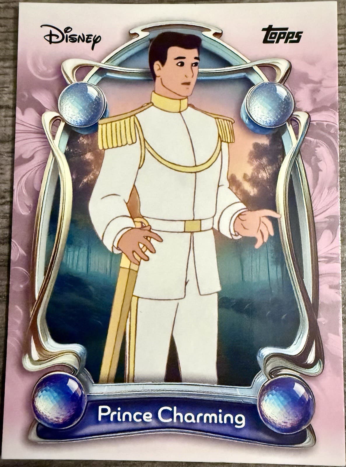 2025 Topps Disney Wonder Tier 1 Prince Charming Pink #16