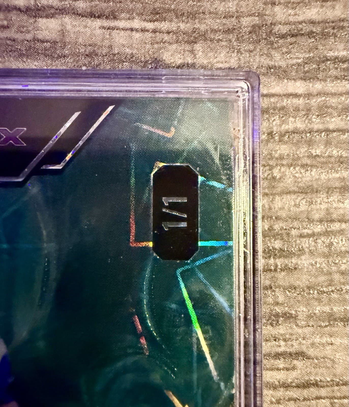 2025 Wild Card Metallix Terrance Ferguson 1/1 Rookie Prism Squares RC #WMF-TF - Thumbnail 3