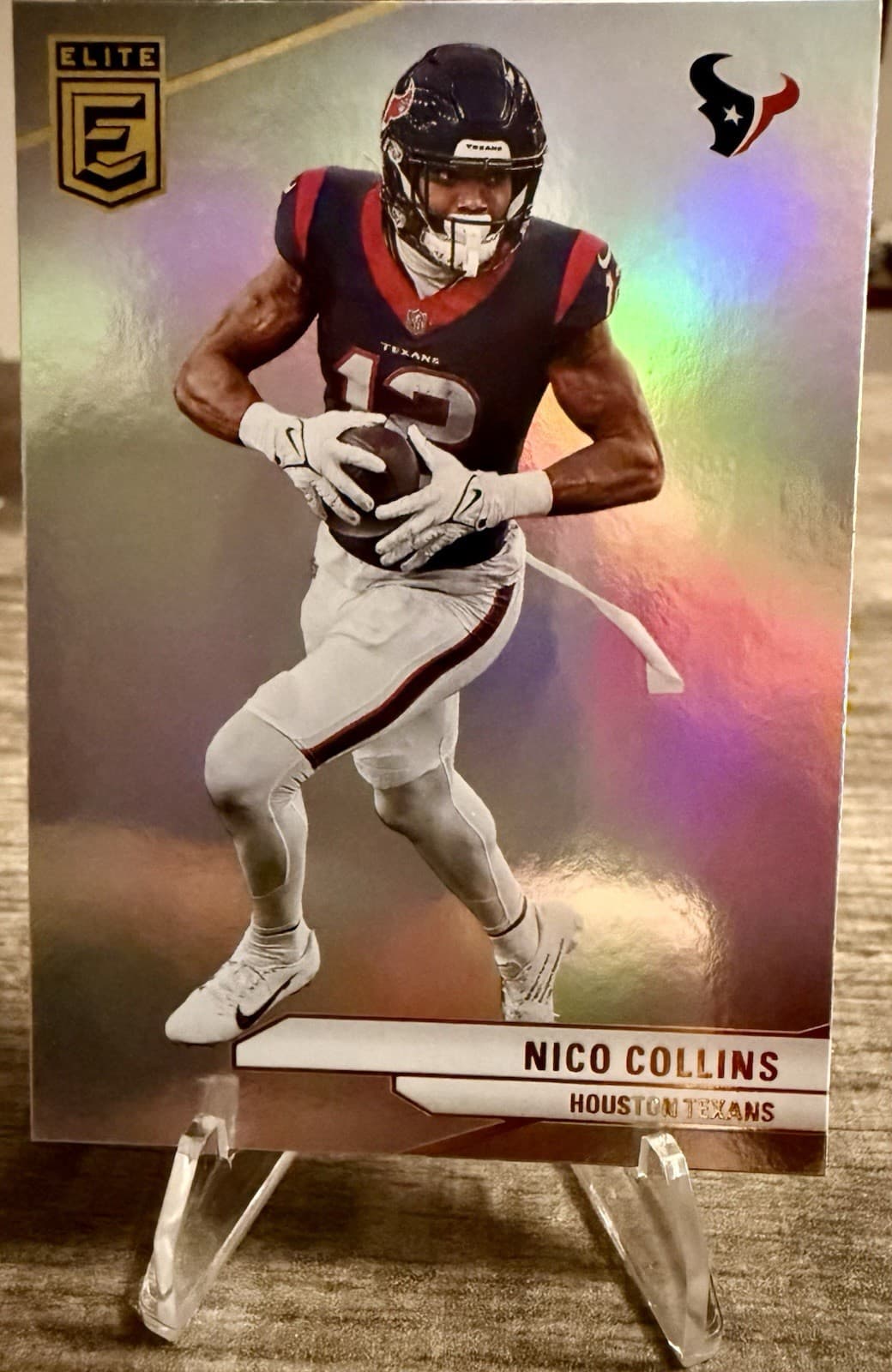 2024 Panini Donruss Elite - Nico Collins #6 Silver - Thumbnail 6