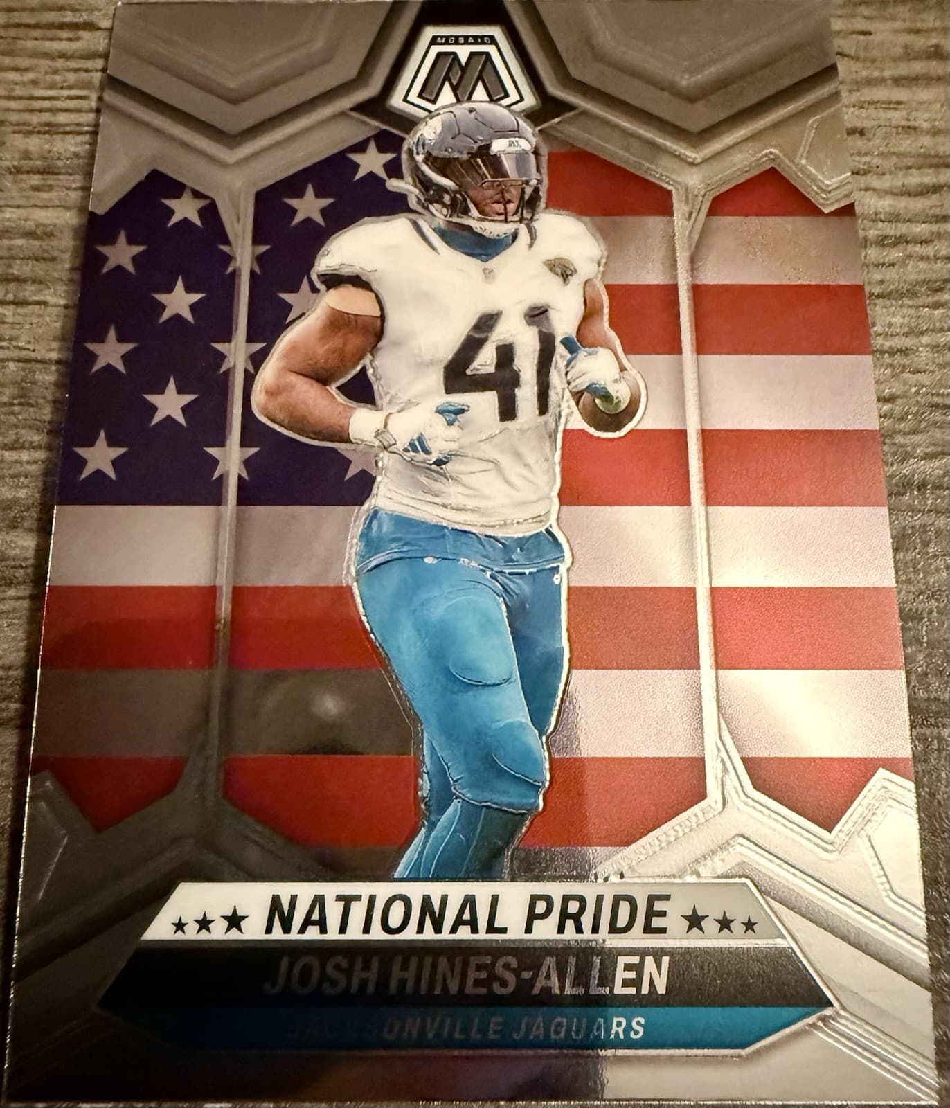 2024 Panini Mosaic Josh Hines-Allen #268 National Pride Jacksonville Jaguars - Thumbnail 3