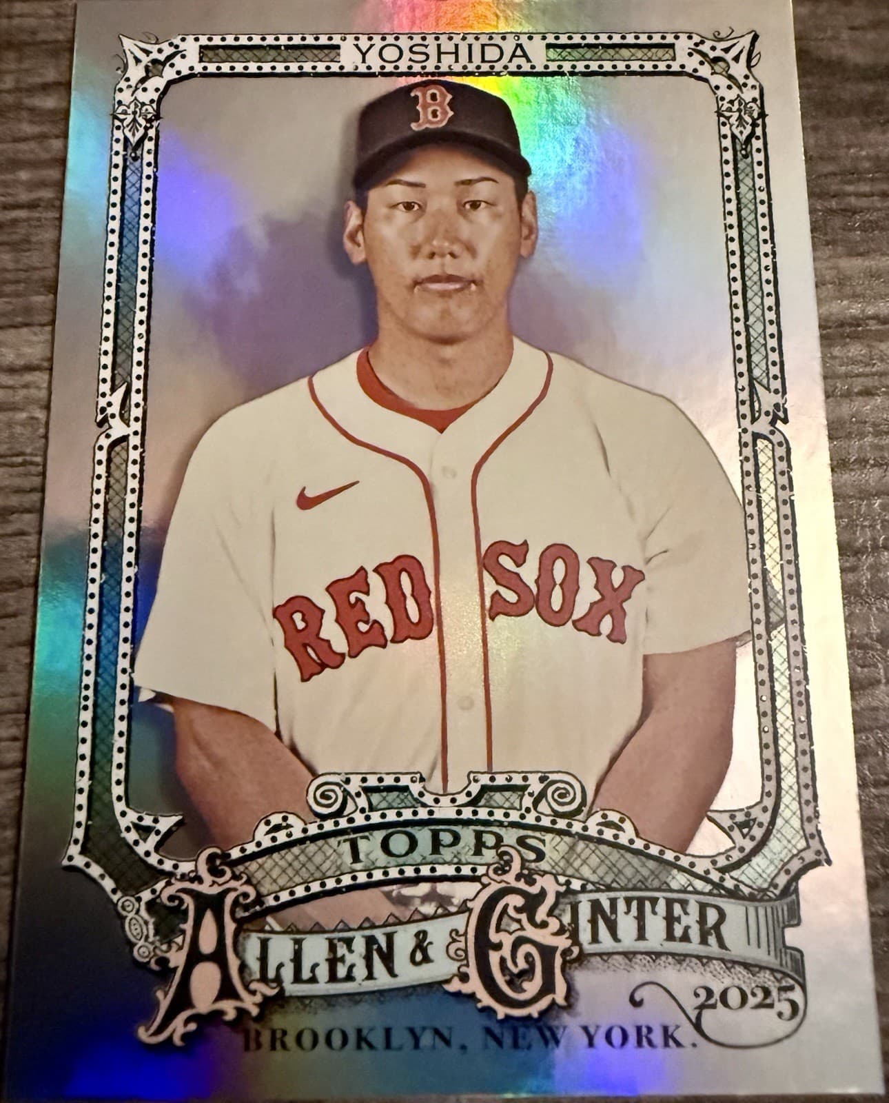 2025 Topps Allen & Ginter - Masataka Yoshida #156 - Silver Portrait - Thumbnail 3