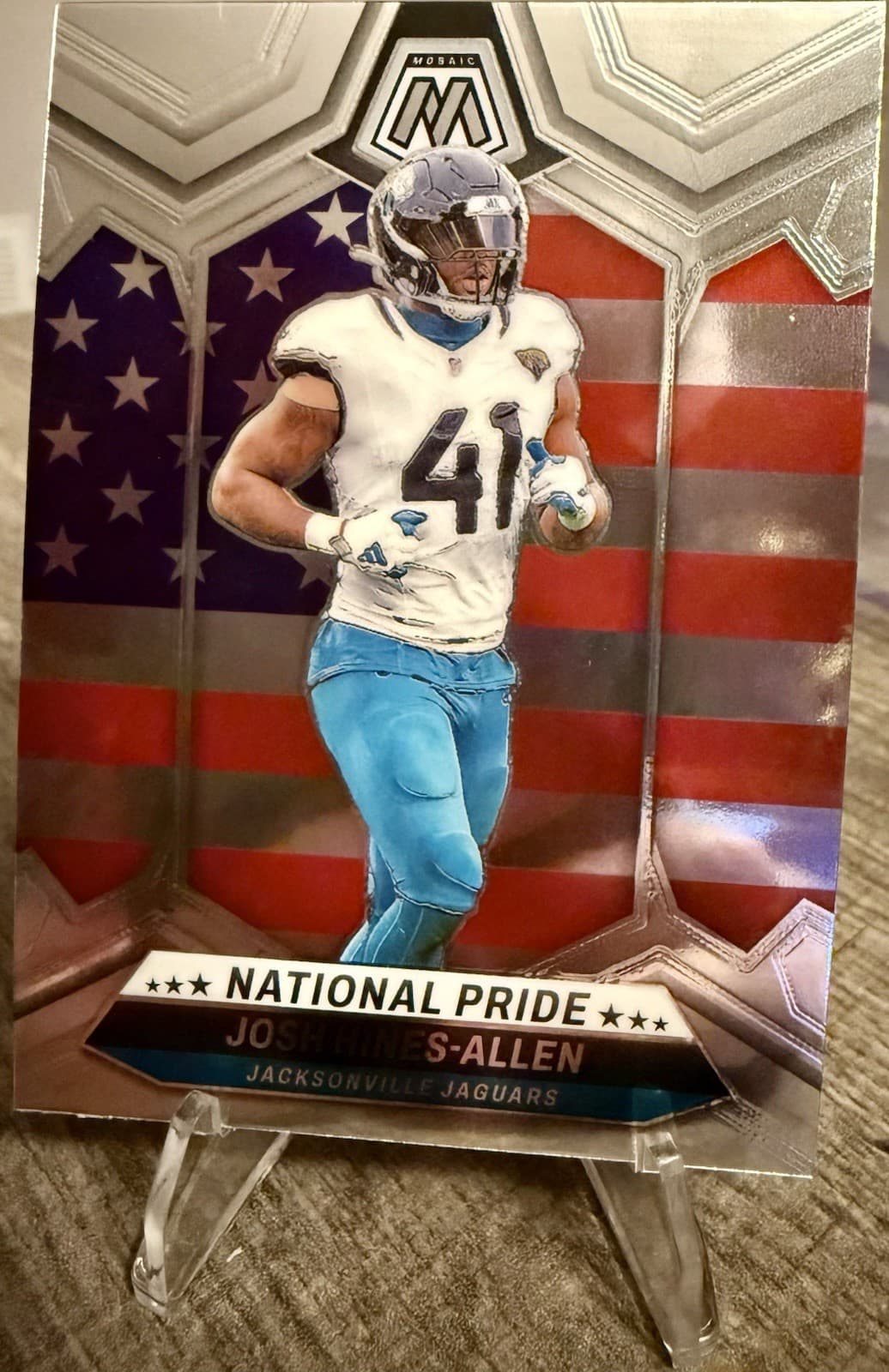 2024 Panini Mosaic Josh Hines-Allen #268 National Pride Jacksonville Jaguars - Thumbnail 2