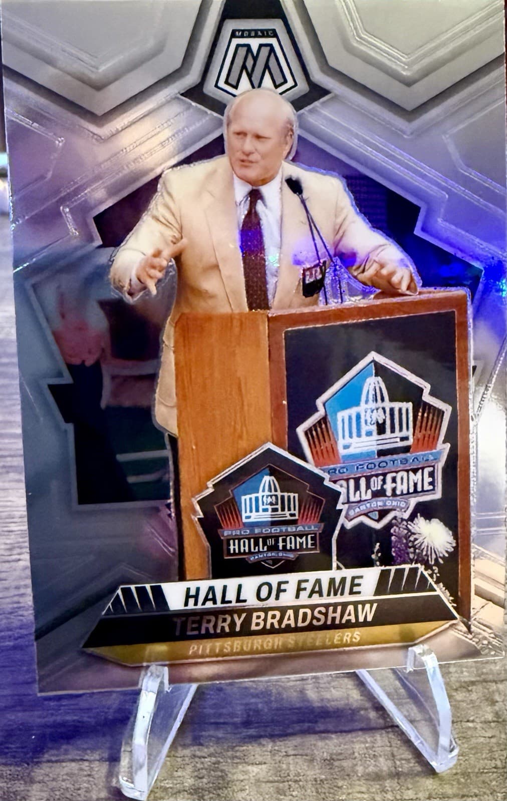 2024 Panini Mosaic - Hall of Fame Terry Bradshaw #296 - Thumbnail 3