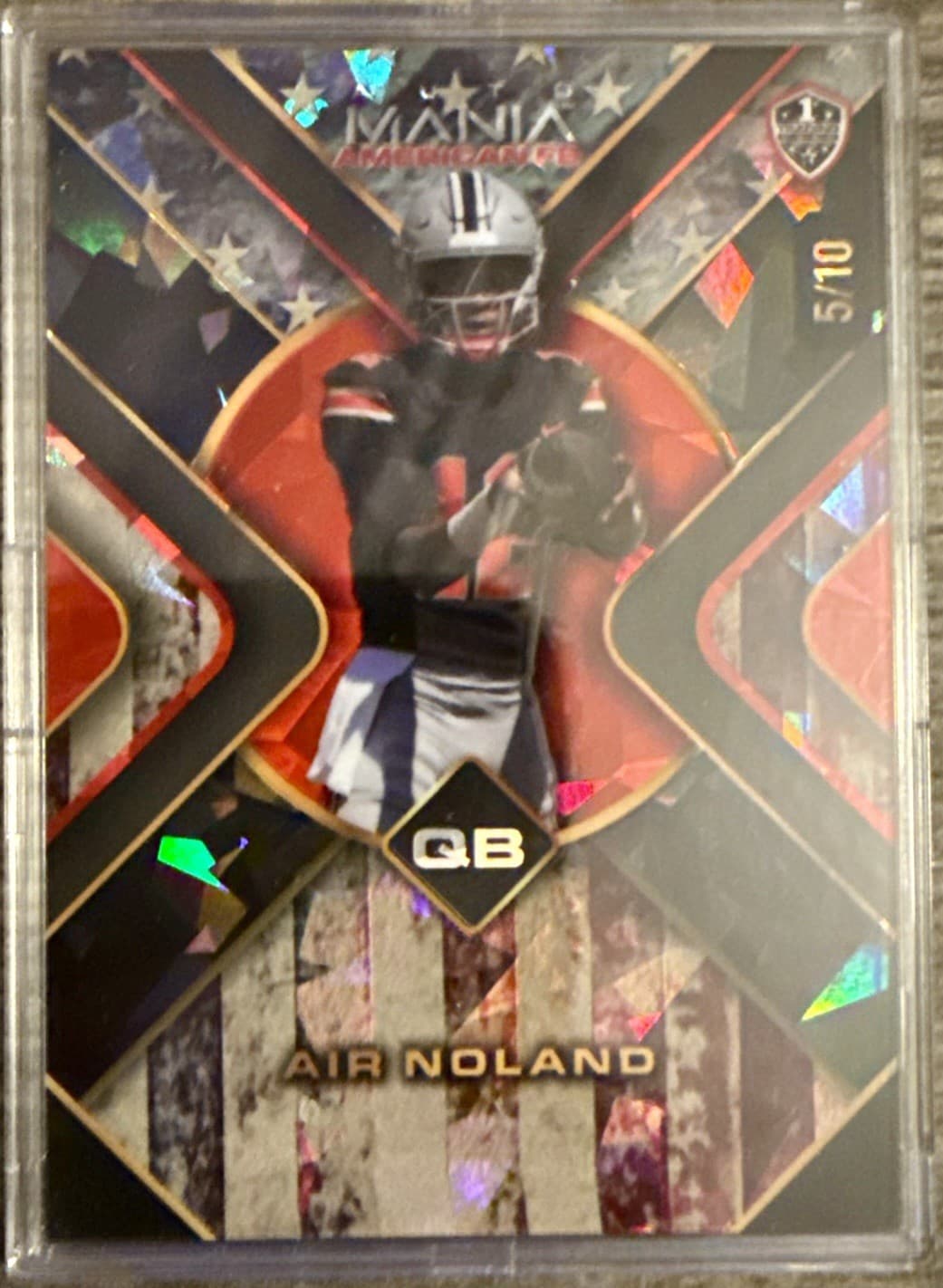 2024 Wild Card Auto Mania American FB Air Noland /10 #AMATP-AN - Thumbnail 4