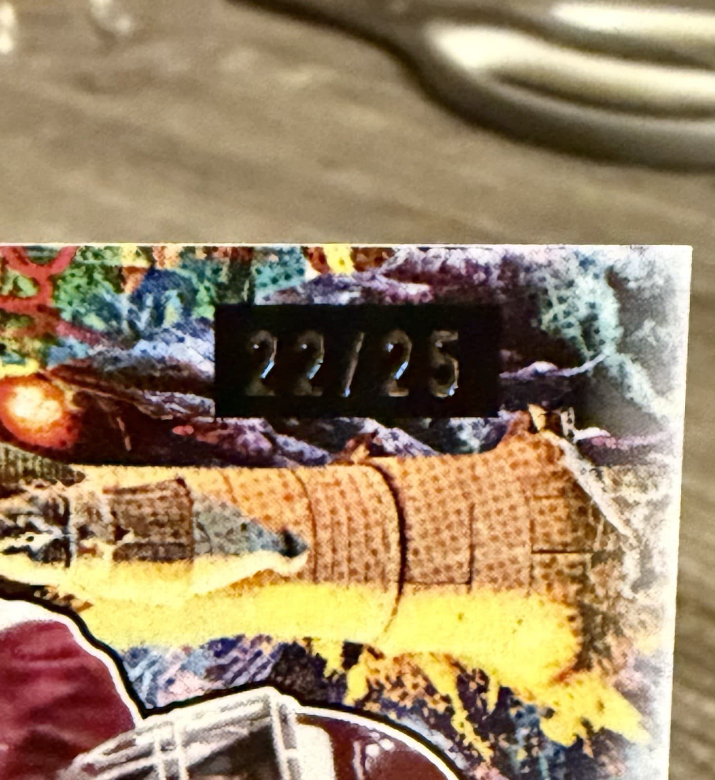 2024 Leaf Electrum Prospects Jo’Quavious Marks Tie-Dye Rainbow Foil 22/25 #195 - Thumbnail 3