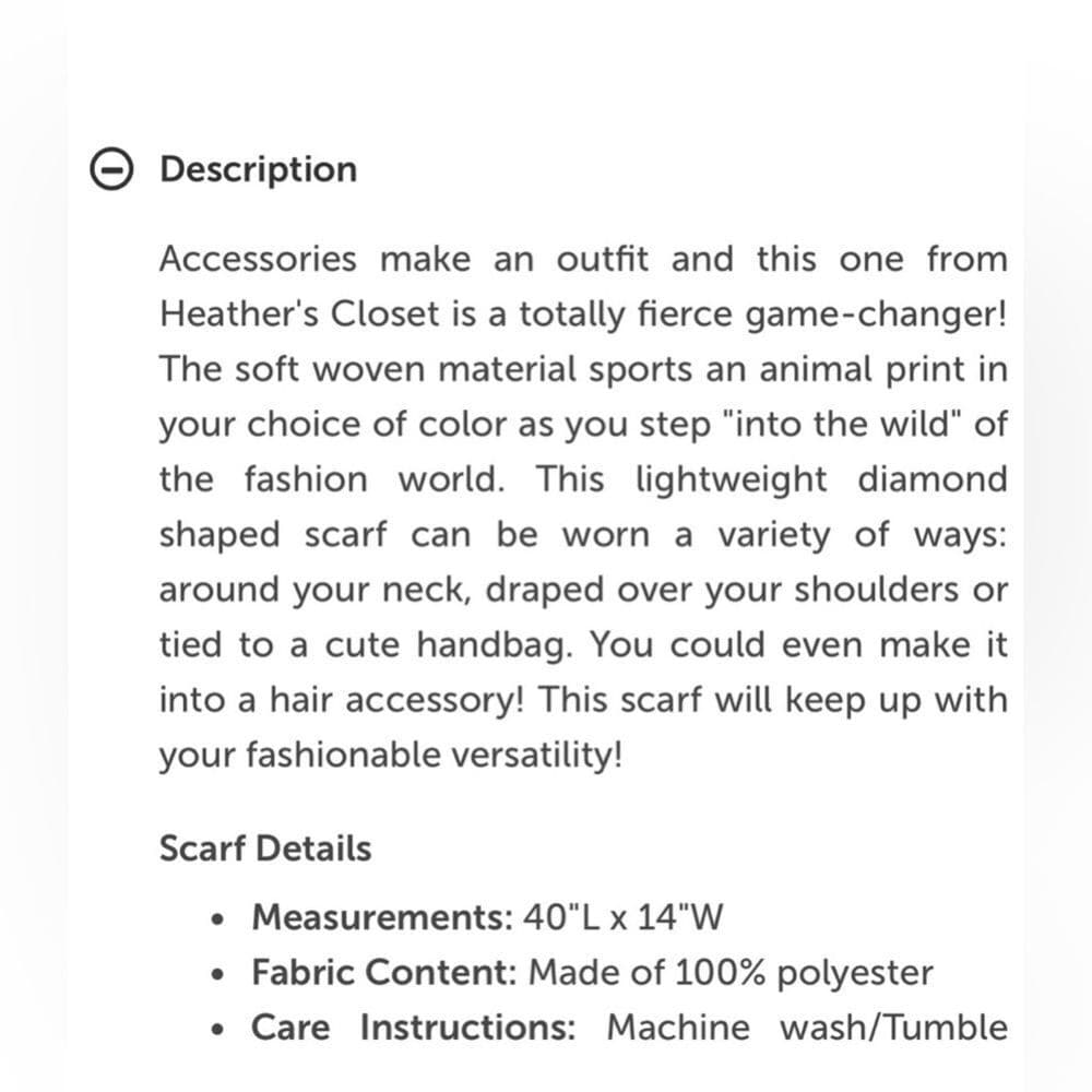 Floral Blue and White Scarf - Thumbnail 4