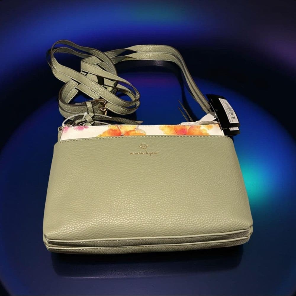Nanette Lepore Green Crossbody Bag with Minimalist Design