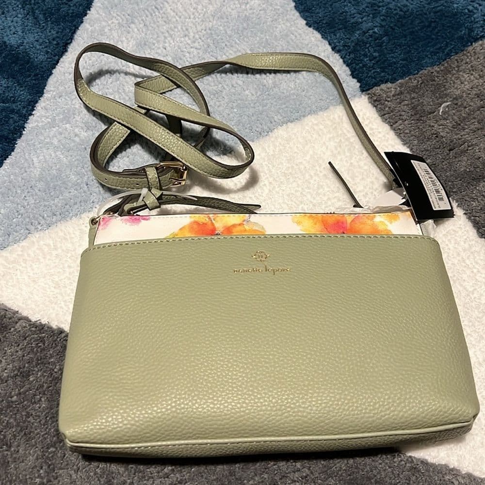 Nanette Lepore Green Crossbody Bag with Minimalist Design - Thumbnail 6