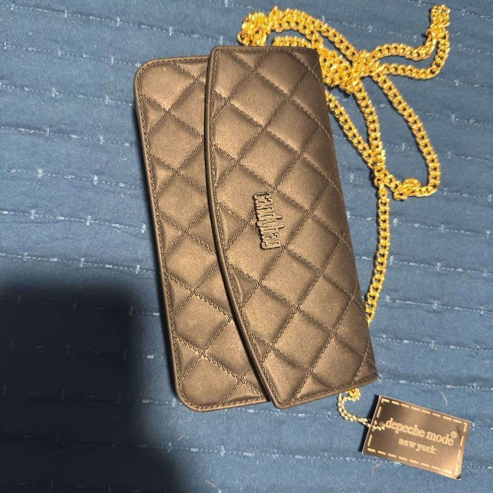 Quilted Black Chain Bag - Thumbnail 3