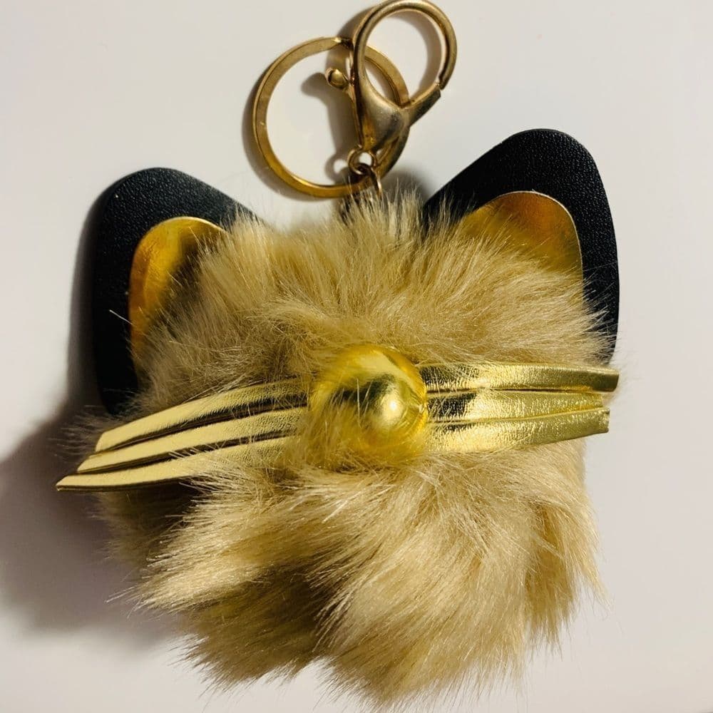 💜Sale Adorable Gold Kitten key chain