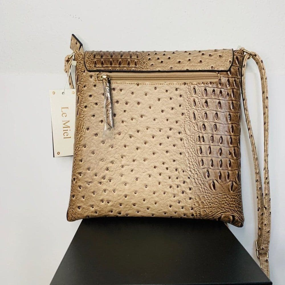 Le Miel Faux Leather Handbag - Thumbnail 6