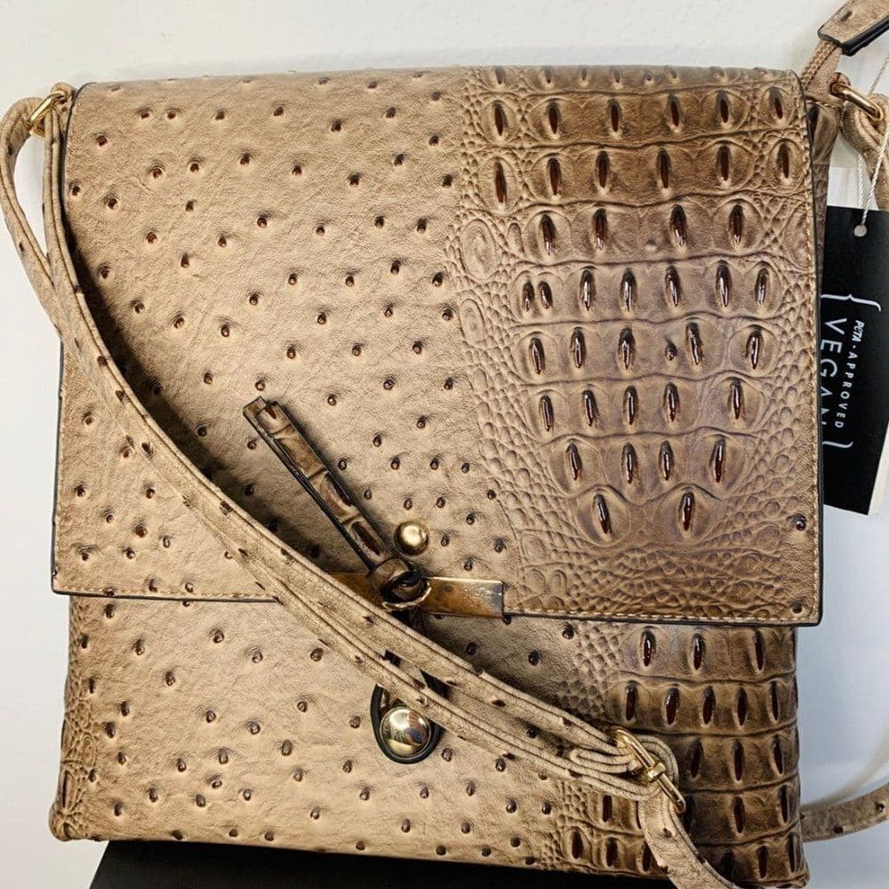 Le Miel Faux Leather Handbag - Thumbnail 4