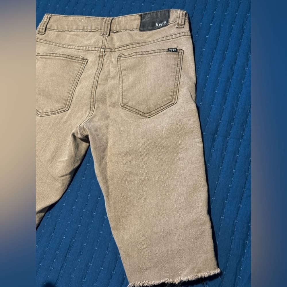 Hype‎ Tan Ankle Cropped Jeans - Thumbnail 5