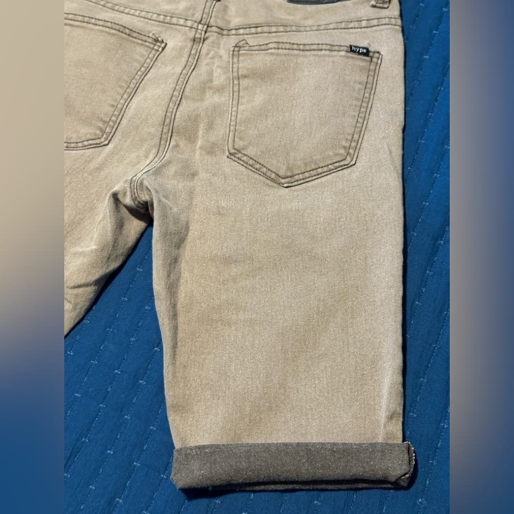 Hype‎ Tan Ankle Cropped Jeans - Thumbnail 4