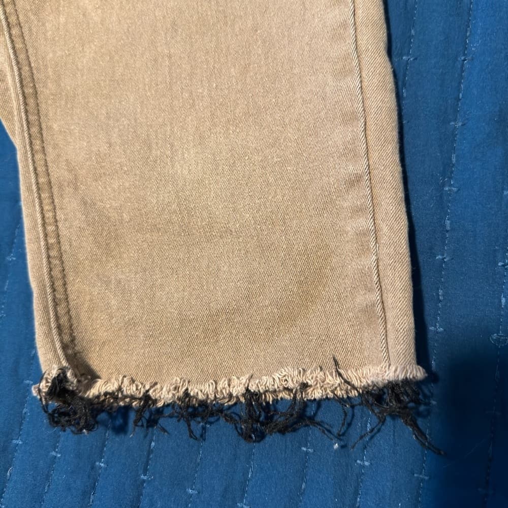 Hype‎ Tan Ankle Cropped Jeans - Thumbnail 2