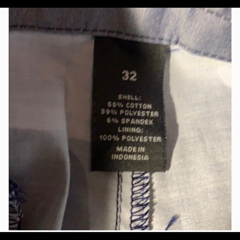 Men’s blue striped printed swim trunks M - Thumbnail 4