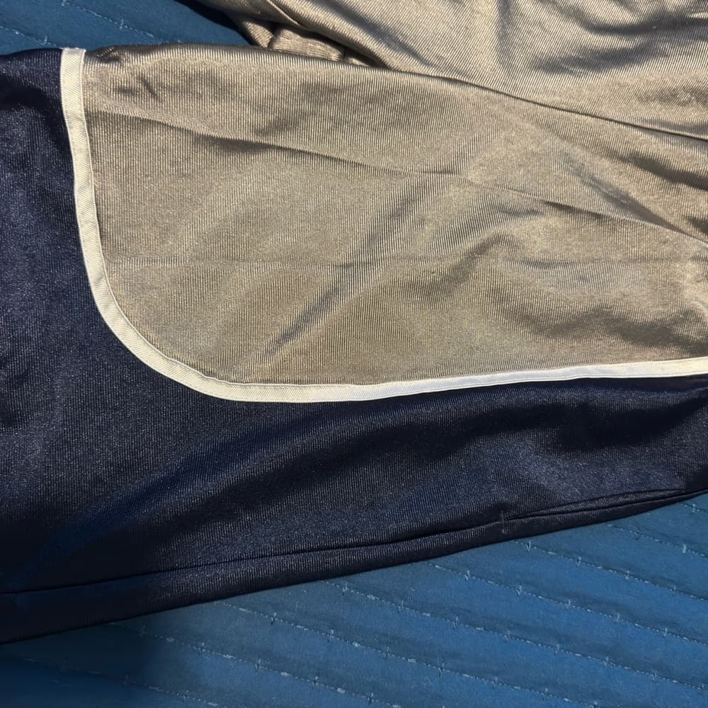 Navy and‎ Gray Athletic Shorts - Thumbnail 2
