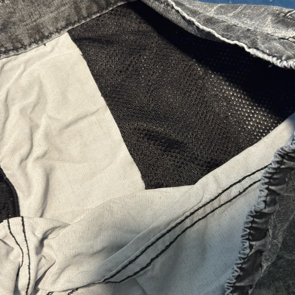 Tavik Gray Jean Shorts‎ with Geometric Pattern - Thumbnail 5