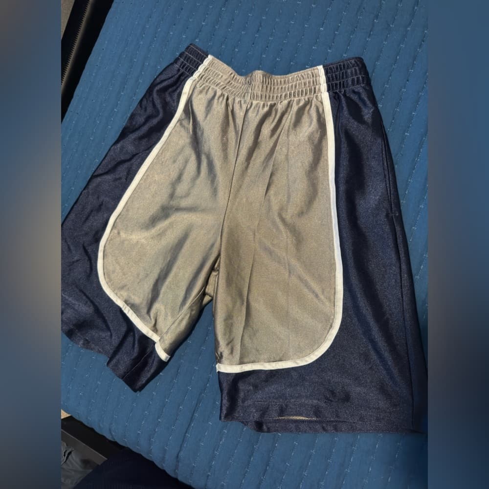 Navy and‎ Gray Athletic Shorts
