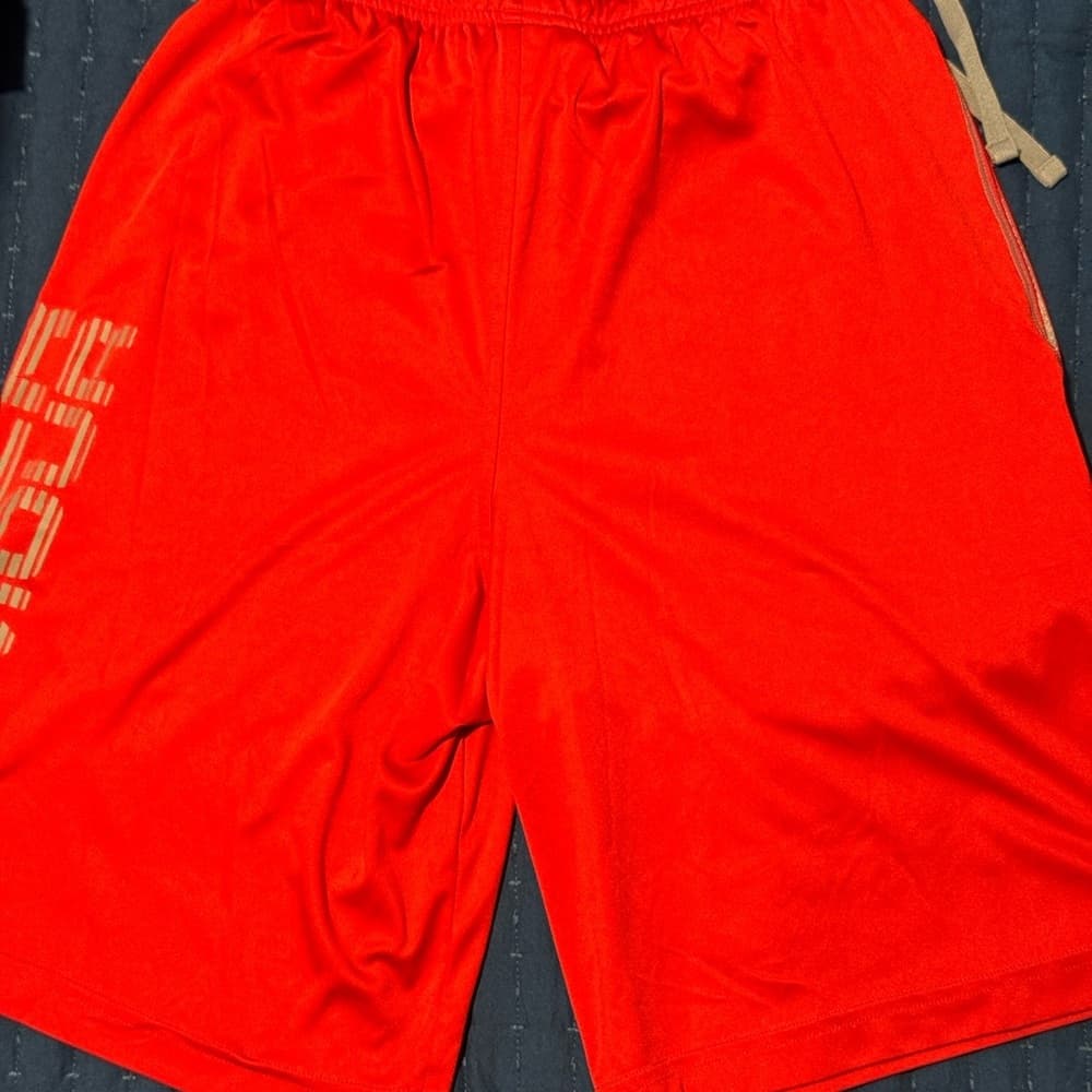 Under Armour Red Athletic Shorts Lightweight Performance - Thumbnail 5