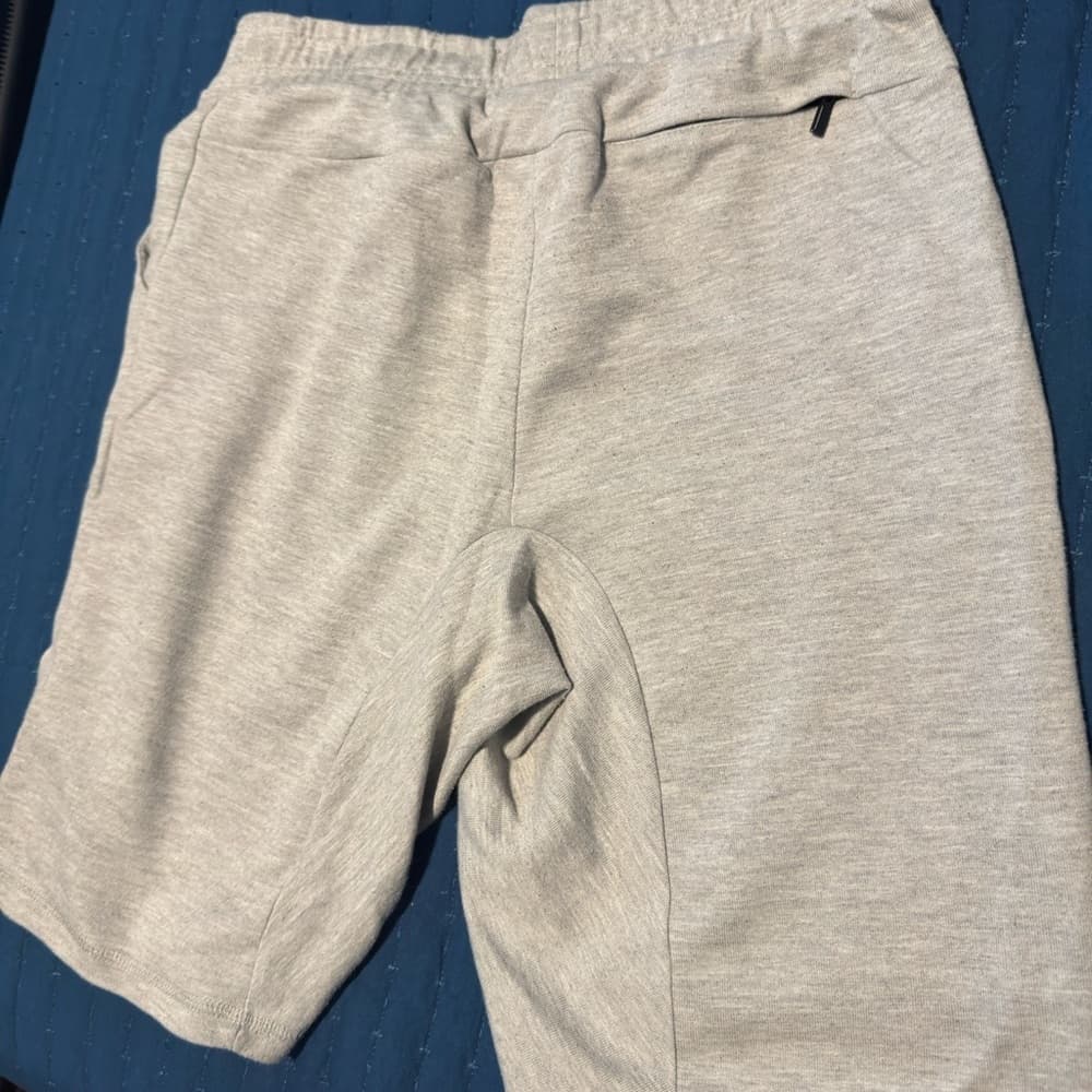 Galaxy By Harvic Gray‎ Shorts with Black Stripe - Thumbnail 3