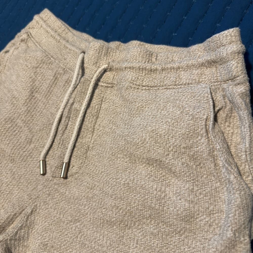 Zara Gray Athletic Shorts with Drawstring Waistband - Thumbnail 2