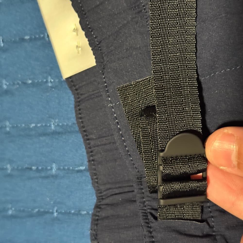 Perry‎ Ellis Brown Athletic Shorts with Adjustable Waist - Thumbnail 3