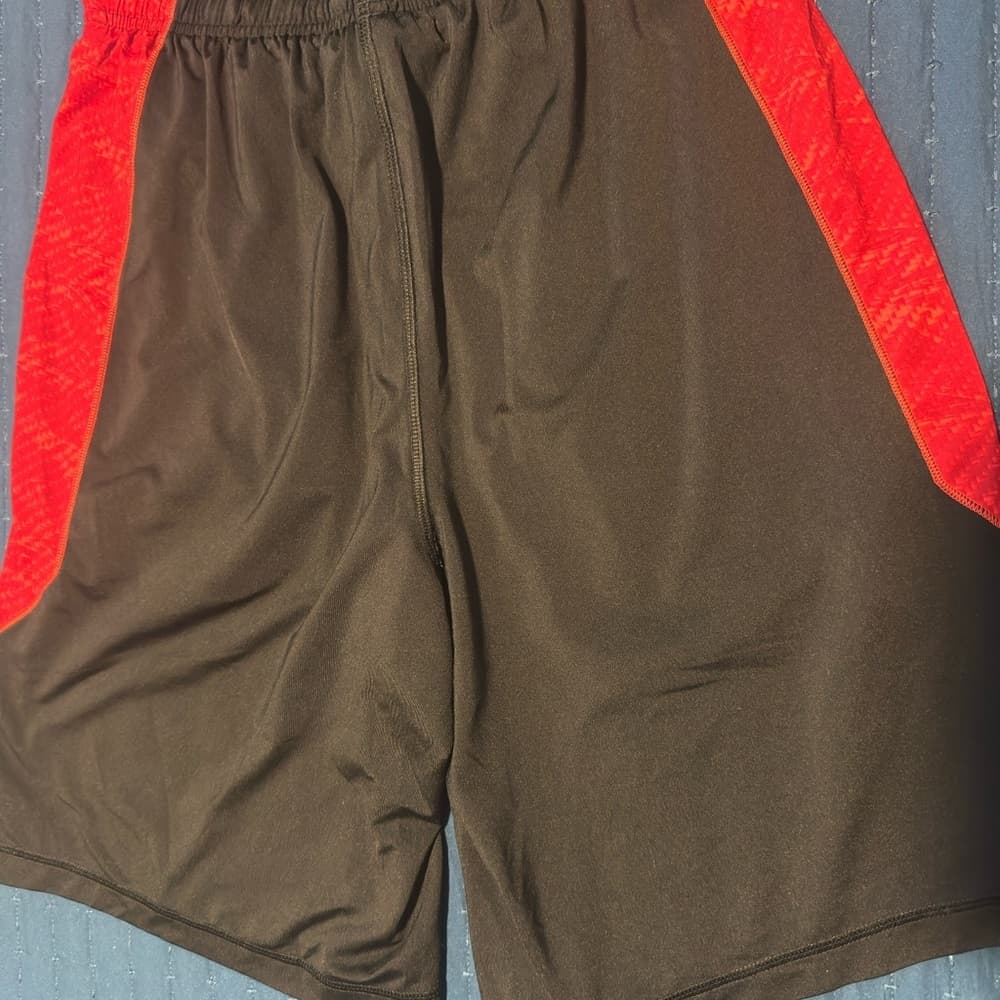 Under Armour Red and Black Athletic Shorts‎ - Thumbnail 4