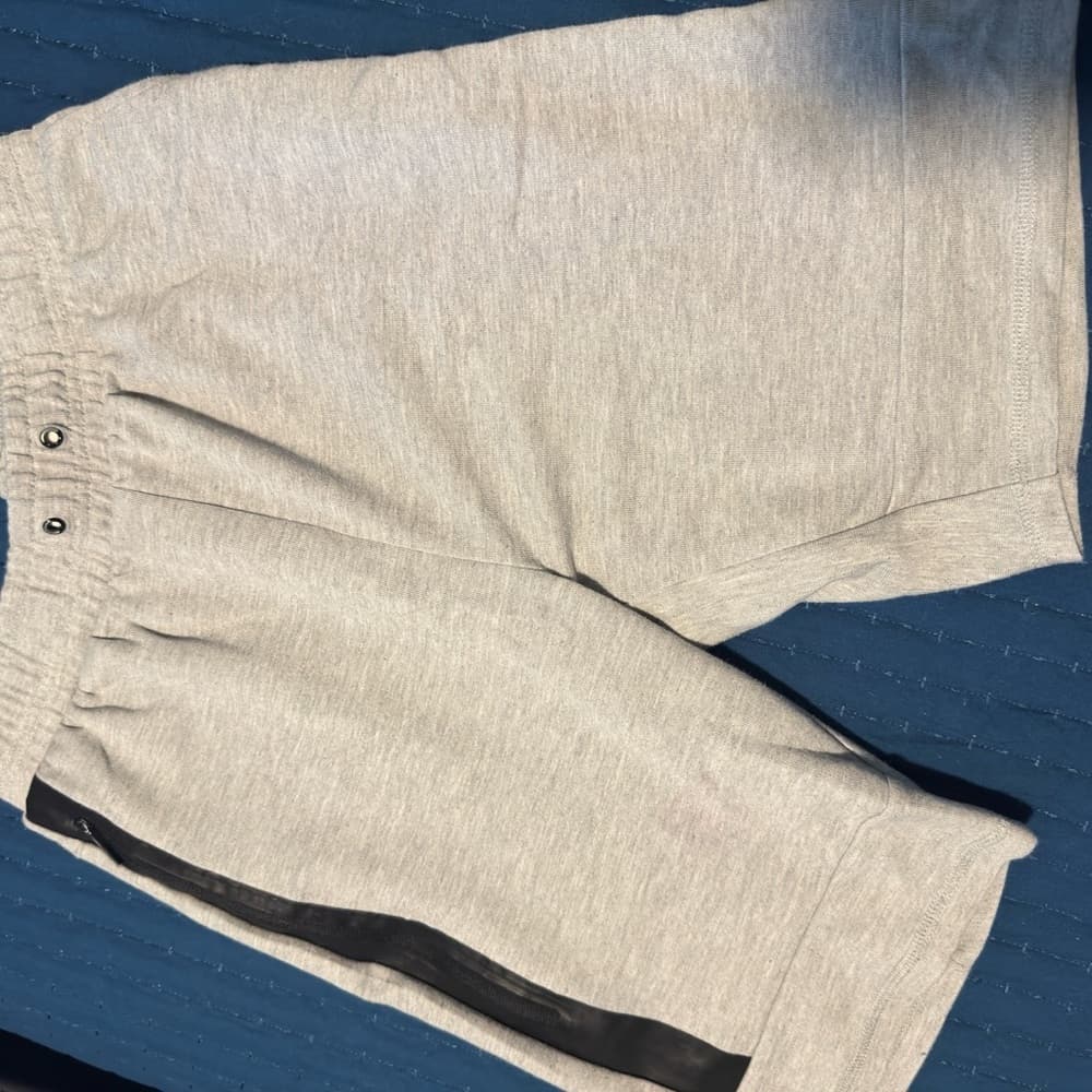 Galaxy By Harvic Gray‎ Shorts with Black Stripe - Thumbnail 5