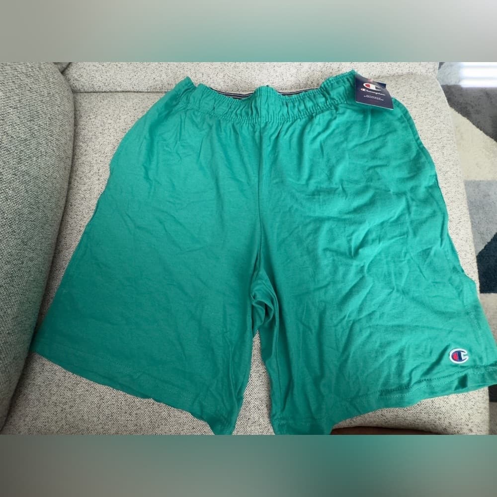 Champion Green‎ Athletic Shorts Lightweight Elastic Waist