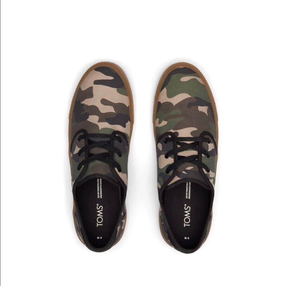 TOMS Mens camouflage sneakers