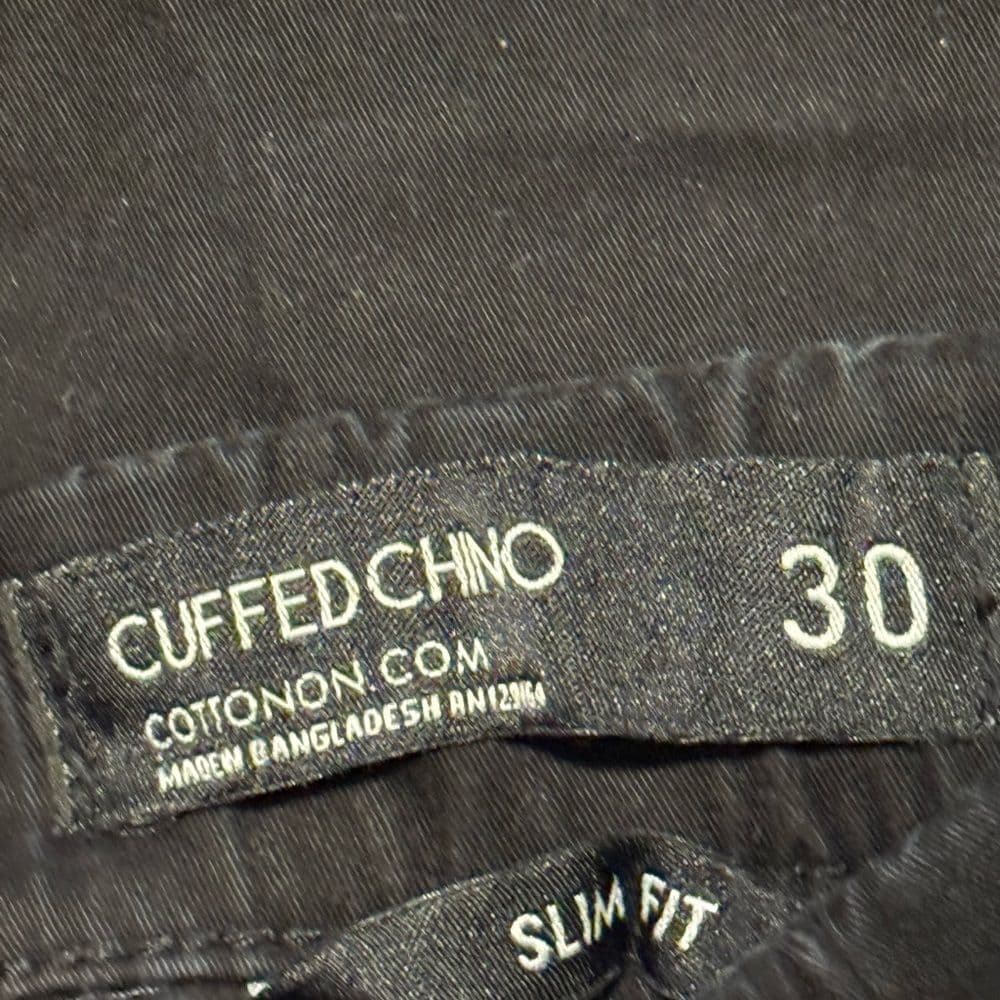 Men's black casual Pants - Thumbnail 4